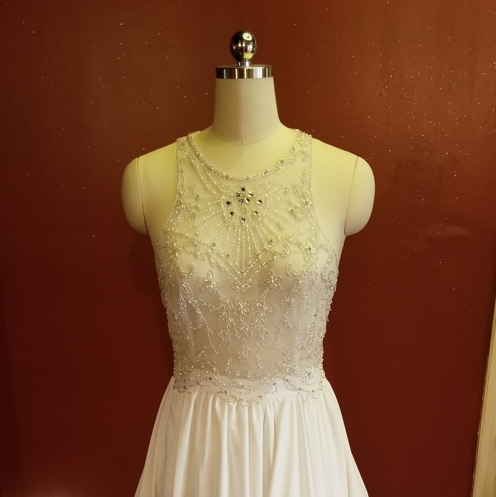 Beaded wedding jacket, size 12